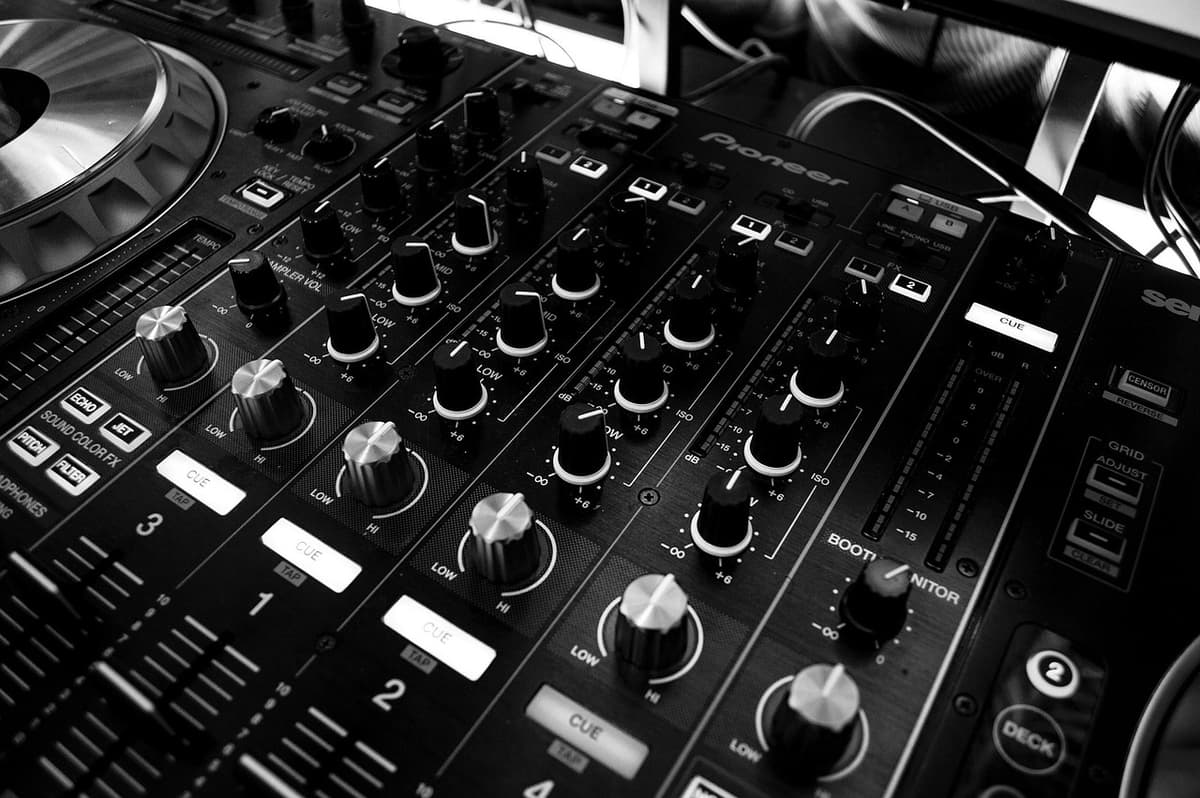 DJ Mixing Board